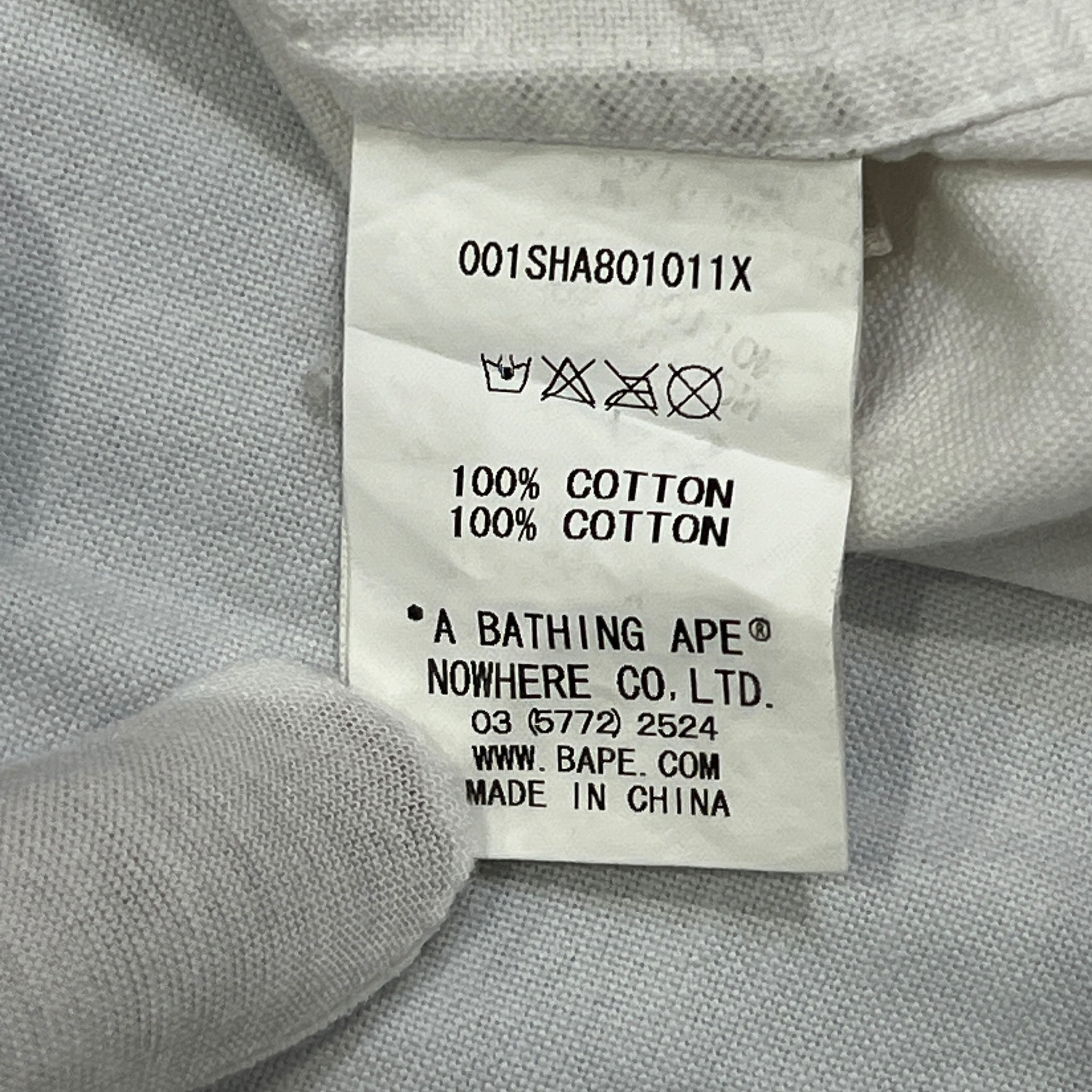 A BATHING APE OG BAPE × NIGO Camo Line Oxford Button Down S/S Shirts