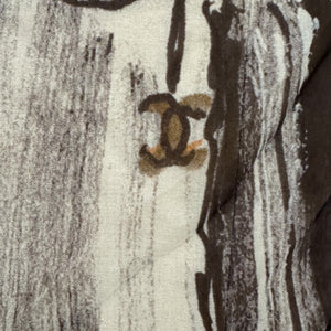 CHANEL Mademoiselle Silk Shawl 12P