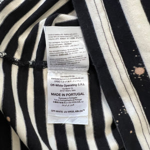 OFF WHITE 2015SS Distressed Border L/S T-Shirts
