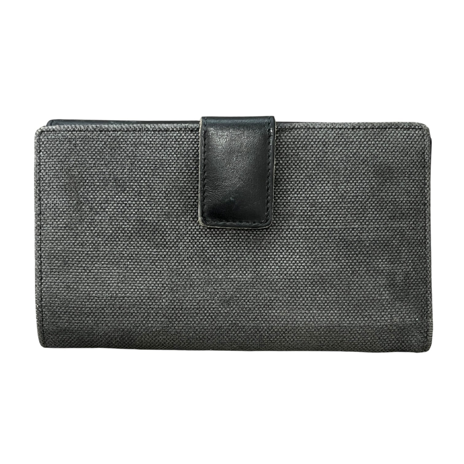 Christian Dior John Galliano Street Chic Metal Logo Plate Multi Leather Wallet
