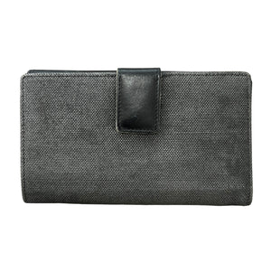 Christian Dior John Galliano Street Chic Metal Logo Plate Multi Leather Wallet
