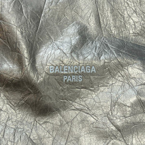 BALENCIAGA クラッシュ スモール チェーンショルダーバッグ メタリックシルバー