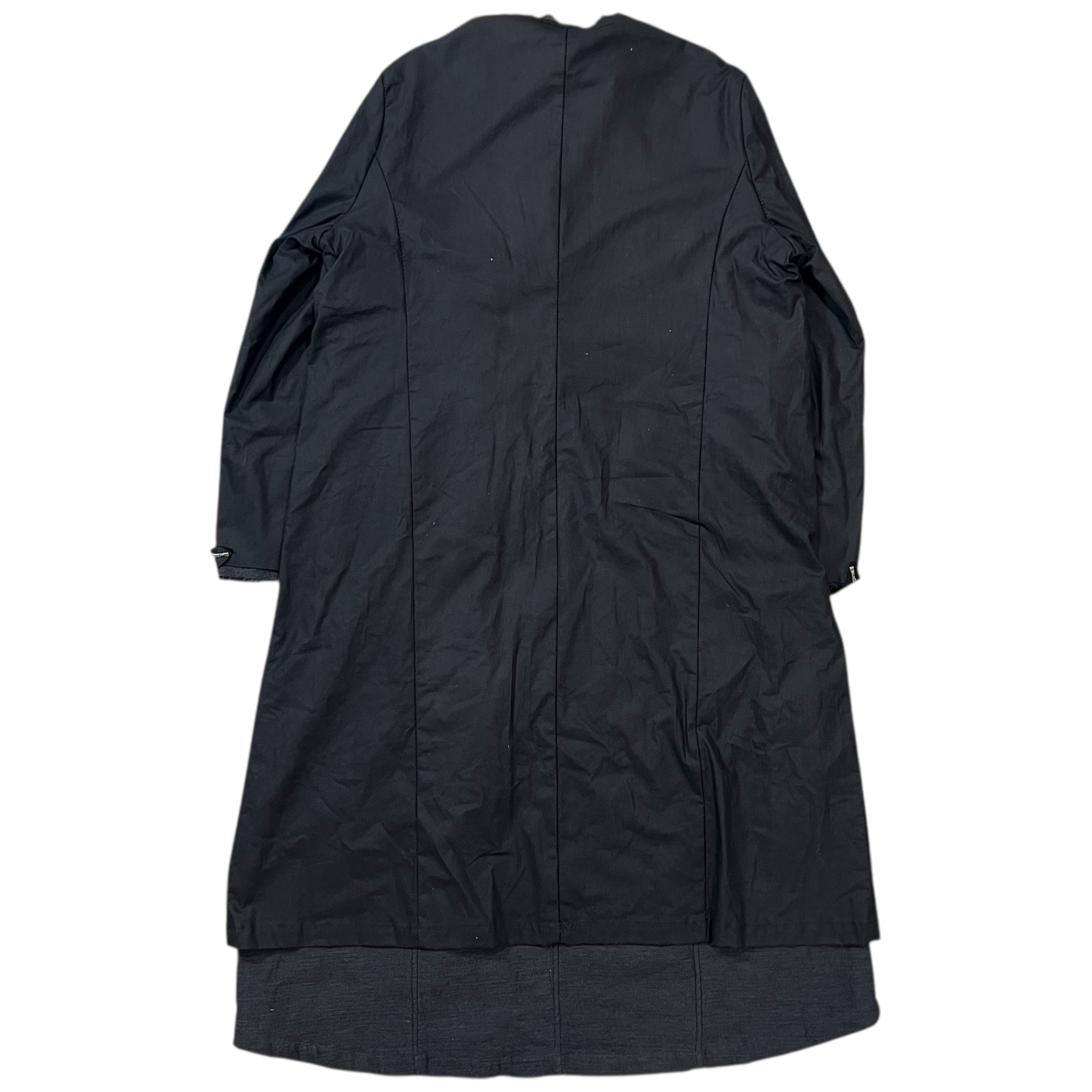 San 2024SS Single Breasted Waxed Cotton Long Coat