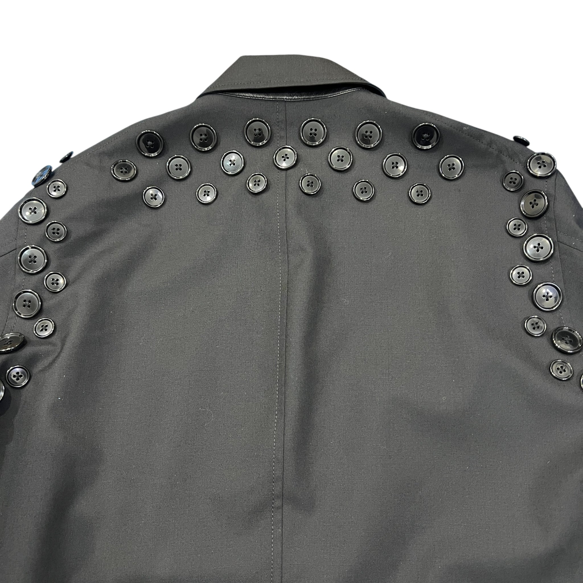 TAKAHIROMIYASHITA The Soloist. 2025SS Zip-Up Brit Jacket With Black Buttons