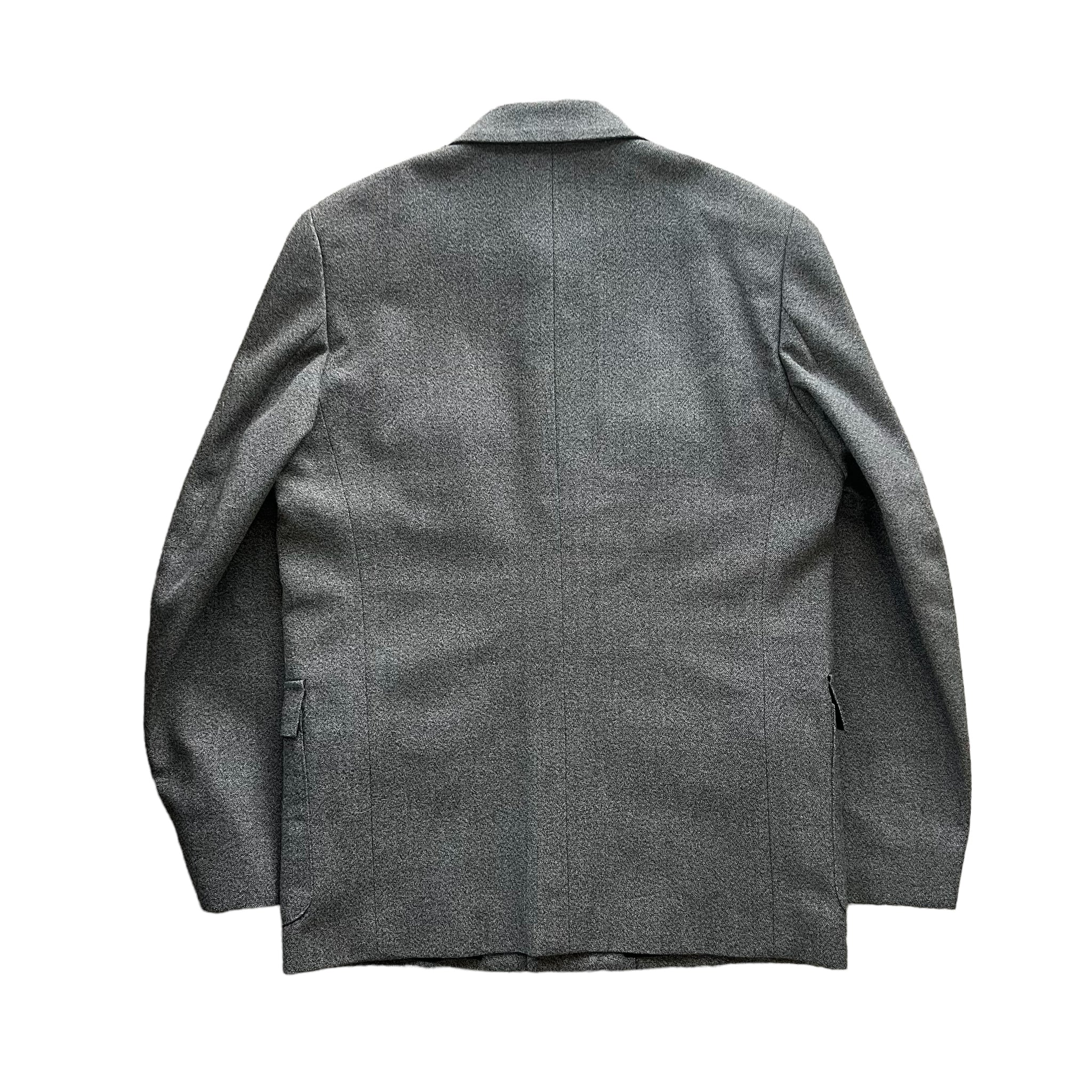 GENERAL RESEARCH FOR LEFT HANDED 1998AW PARASITE POCKET HEAVY WOOL SUITS JACKET PANTS SET