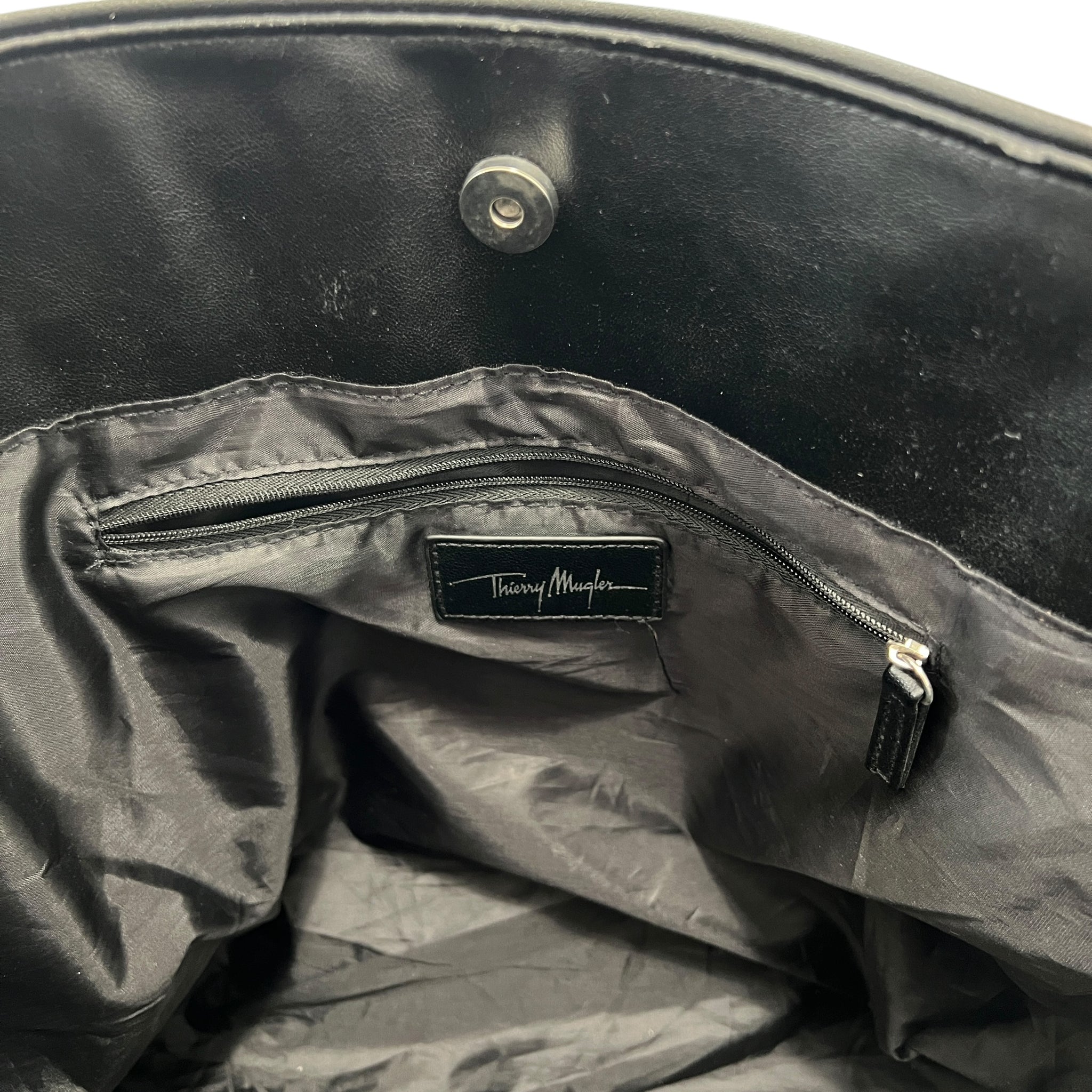 THIERRY MUGLER Black Star Logo Mugler Bag