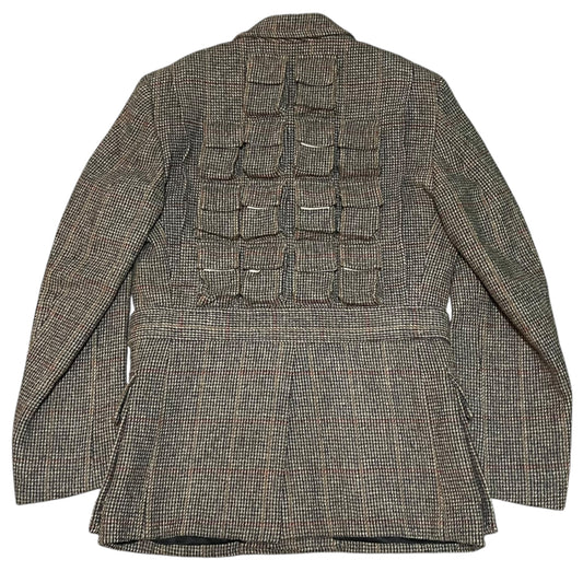 GENERAL RESEARCH × Harris Tweed 1998 Parasite Wool Check  Norfolk Jacket