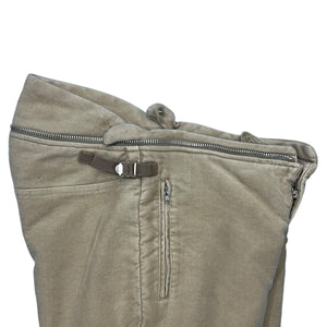 HELMUT LANG 1999AW Vintage Moleskin Astro Biker Pants