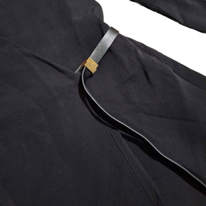 THE ROW VANA VELTED WRAP SILK DRESS