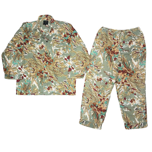 JEAN PAUL GAULTIER 90s pajama shirts pants set