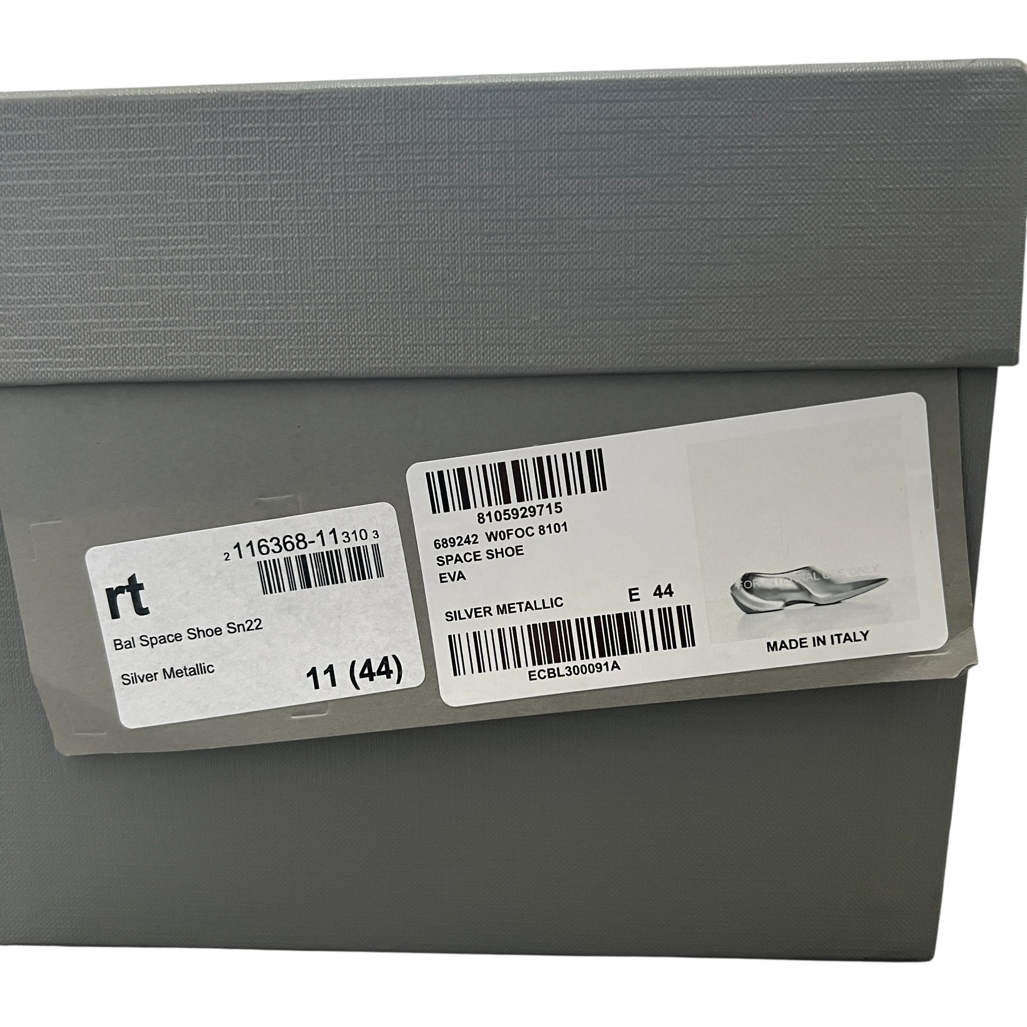 BALENCIAGA 2022SS Silver Space Shoe