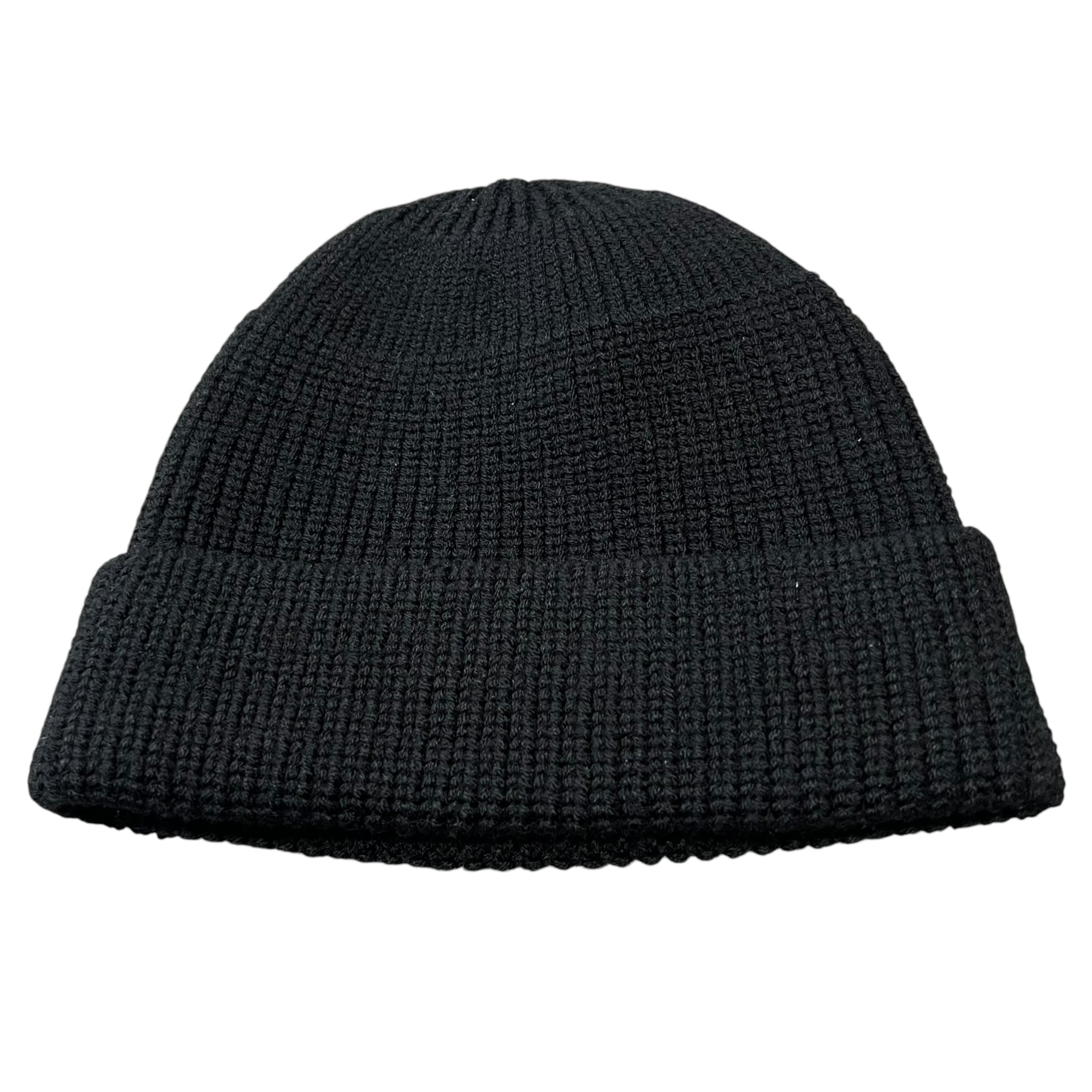 Prada Triangle Plate Logo Knit Cap