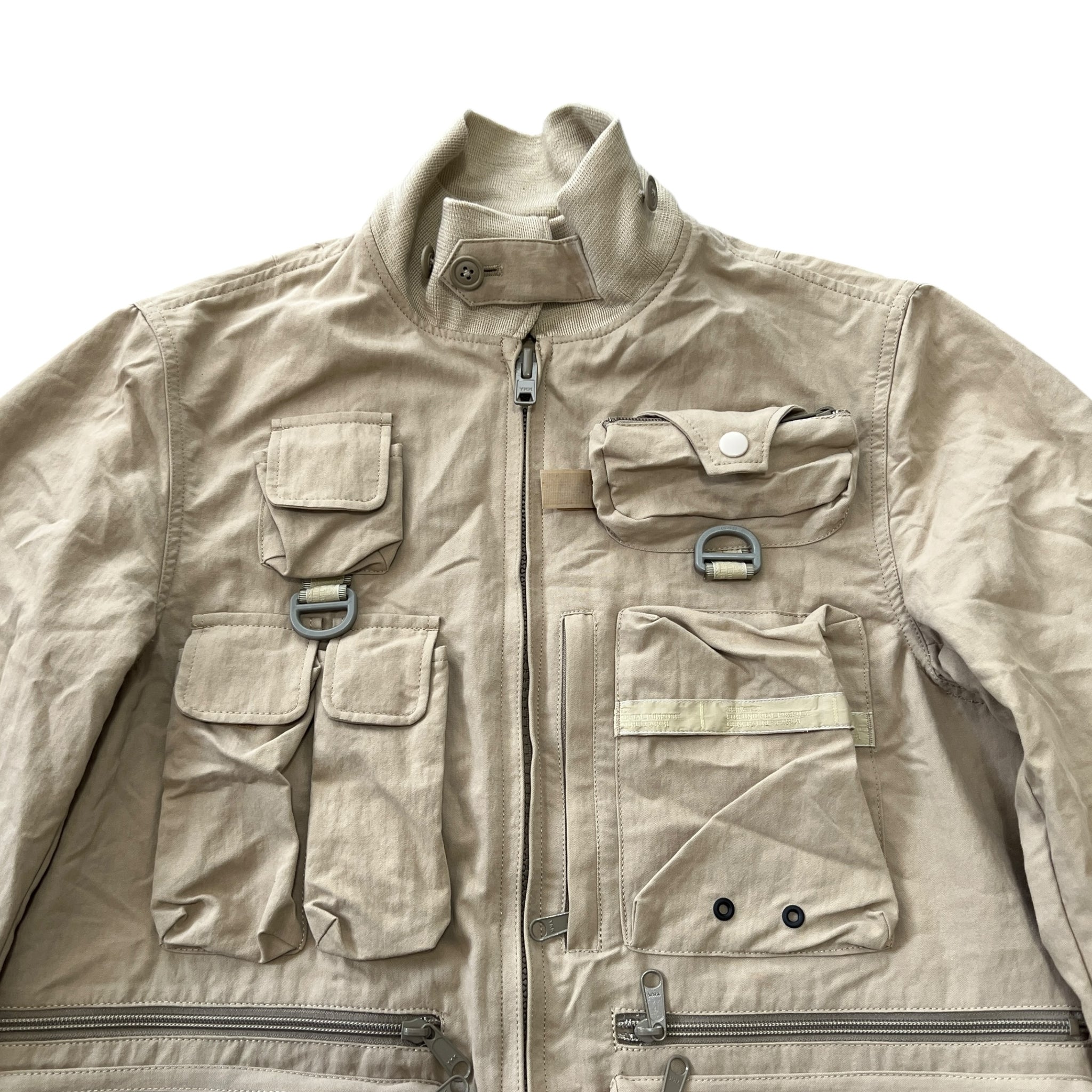 GENERAL RESEARCH 2002AW Nylon Cotton Parasite Cargo Fishing Jacket