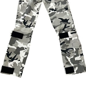 BALENCIAGA Demna Gvasalia 2021 FW Fitted Camo Cargo Pocket Pants