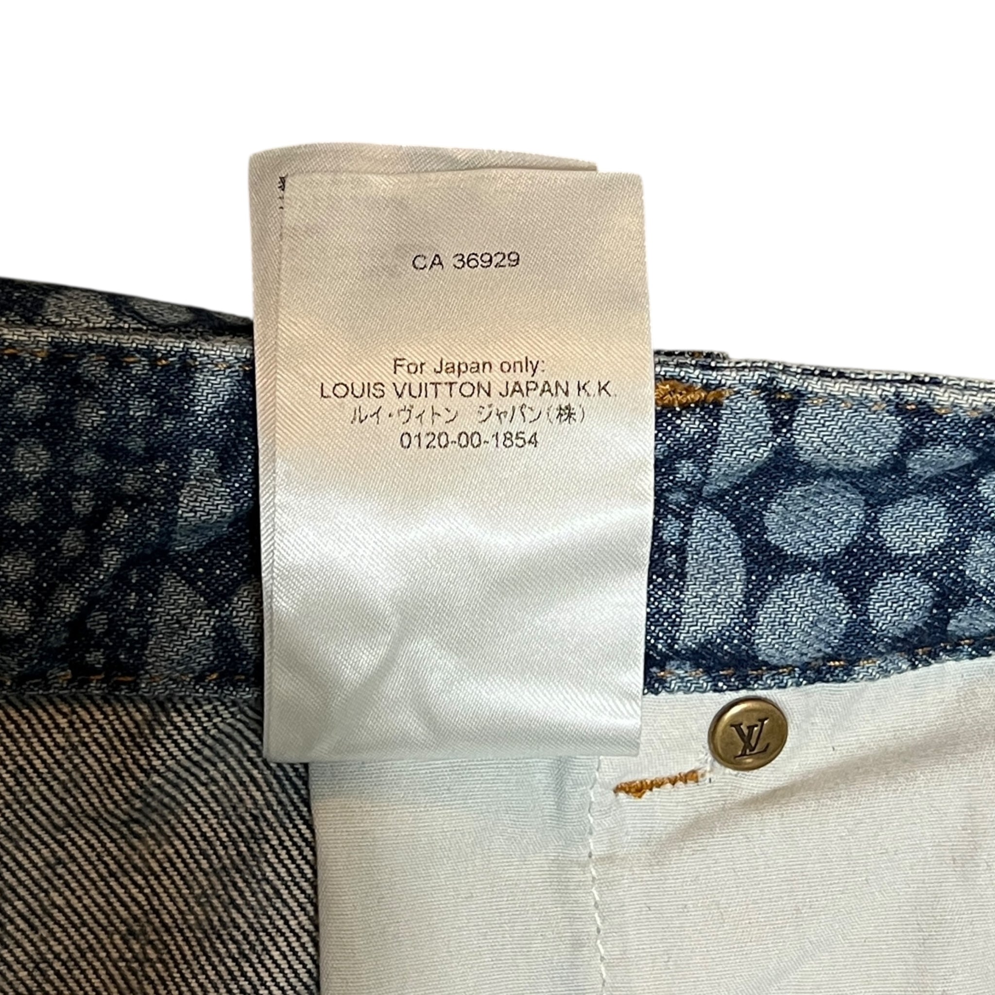 LOUIS VUITTON × Yayoi Kusama 2023AW “Pumpkin Dot” Cotton Denim Pants