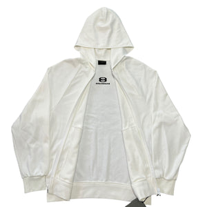 BALENCIAGA 2023 Winter Look26 Infinity Back Logo Cotton Terry Jersey Hoodie