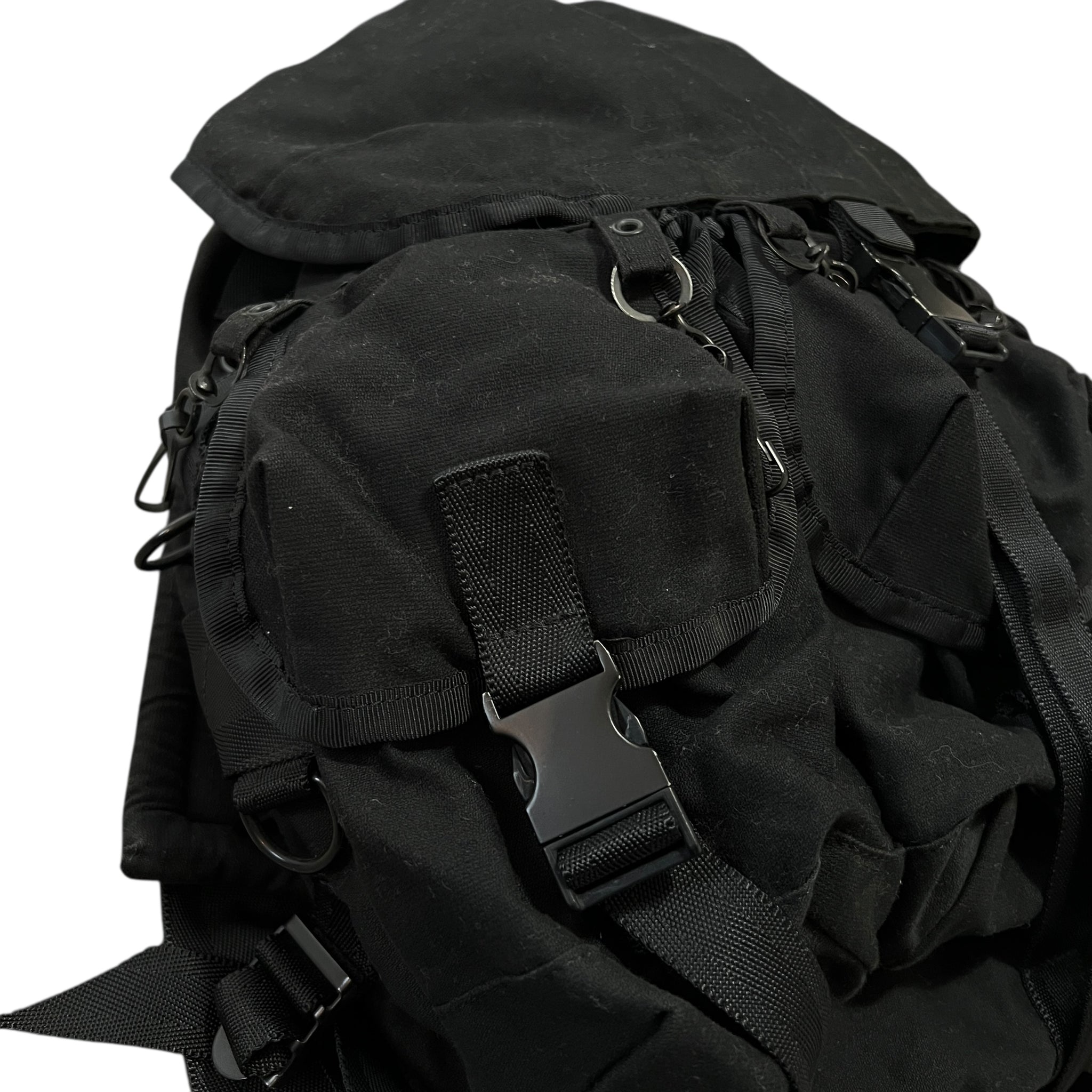 UNDERCOVER 2004AW BUT BEAUTIFUL Modular Cotton Backpack Black