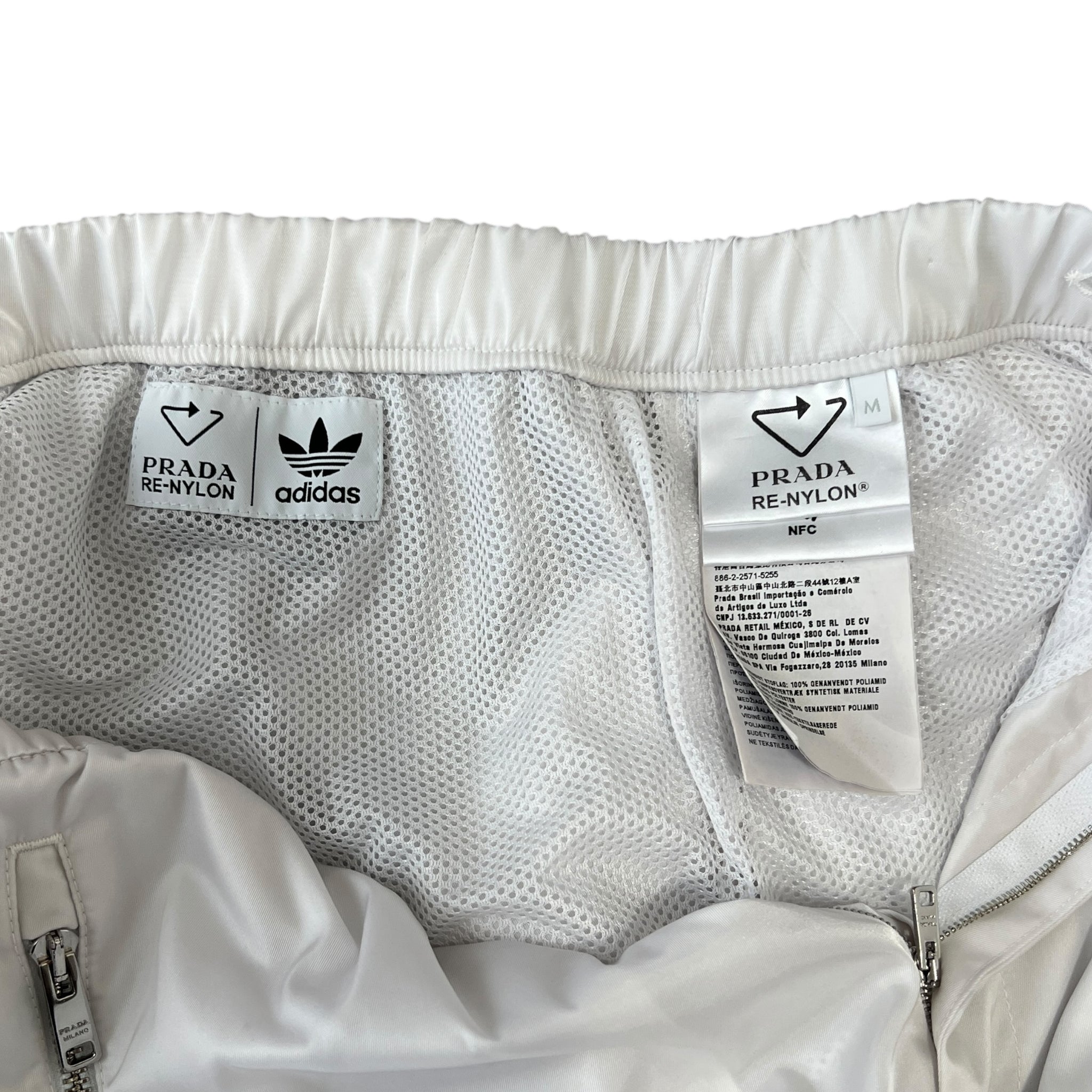 PRADA 2021AW adidas RE-NYLON Three Striped Track Pants