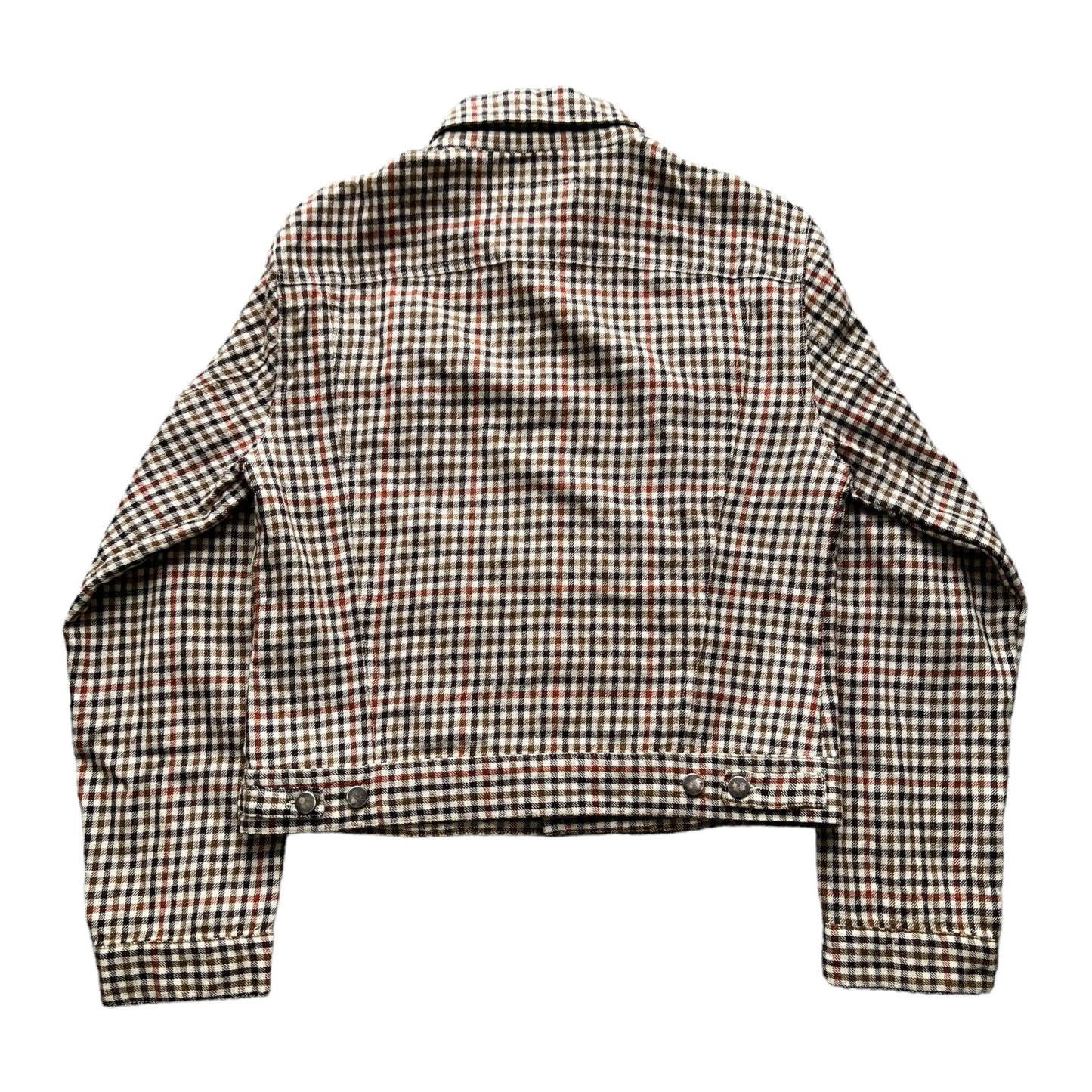 DRIES VAN NOTEN wool check work jacket