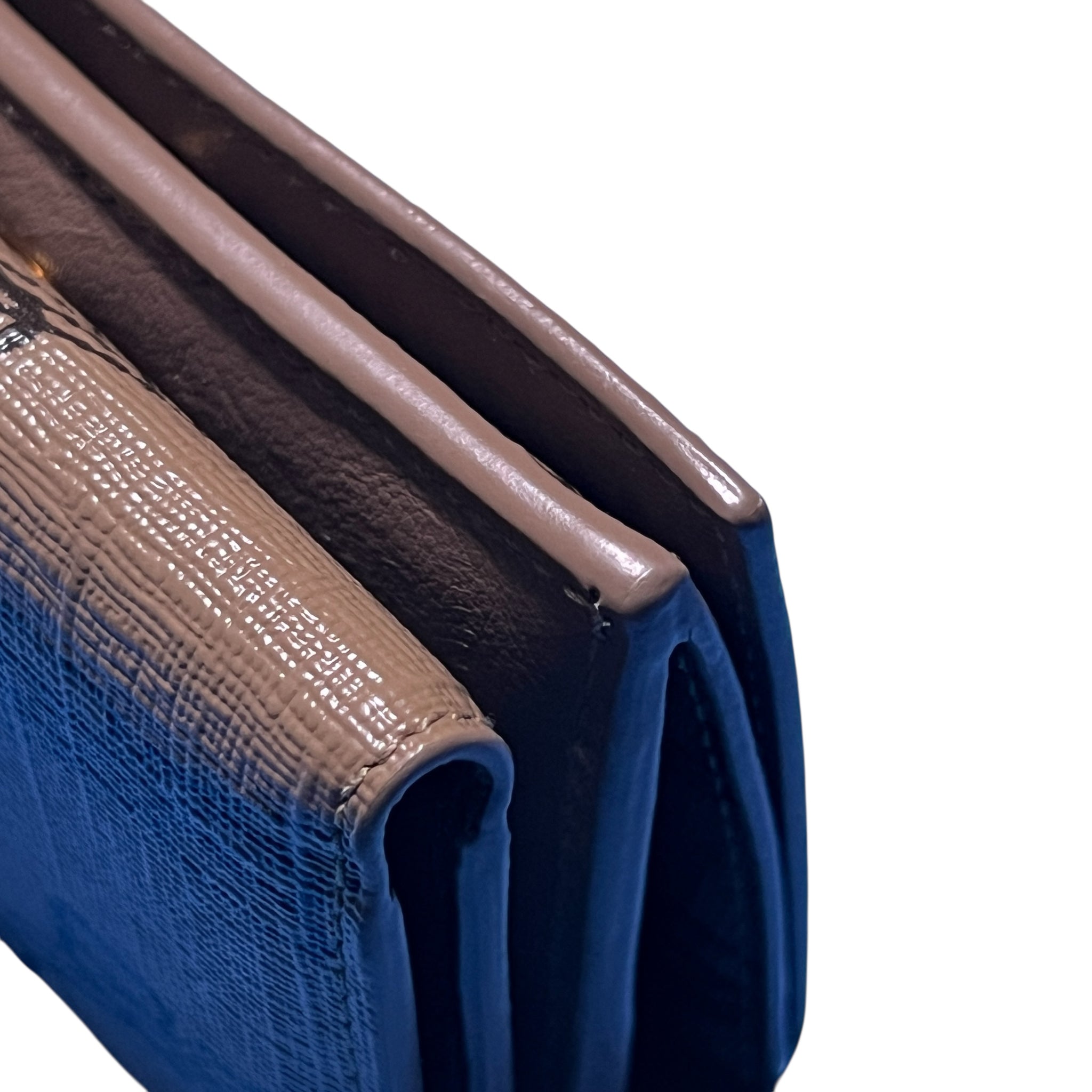 BALENCIAGA BB Logo Compact PVC Leather Wallet