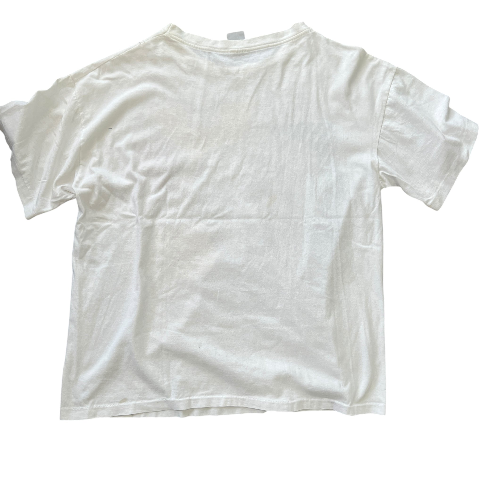 90sVintage MALCOM X Silkscreen Printed S/S T-Shirts