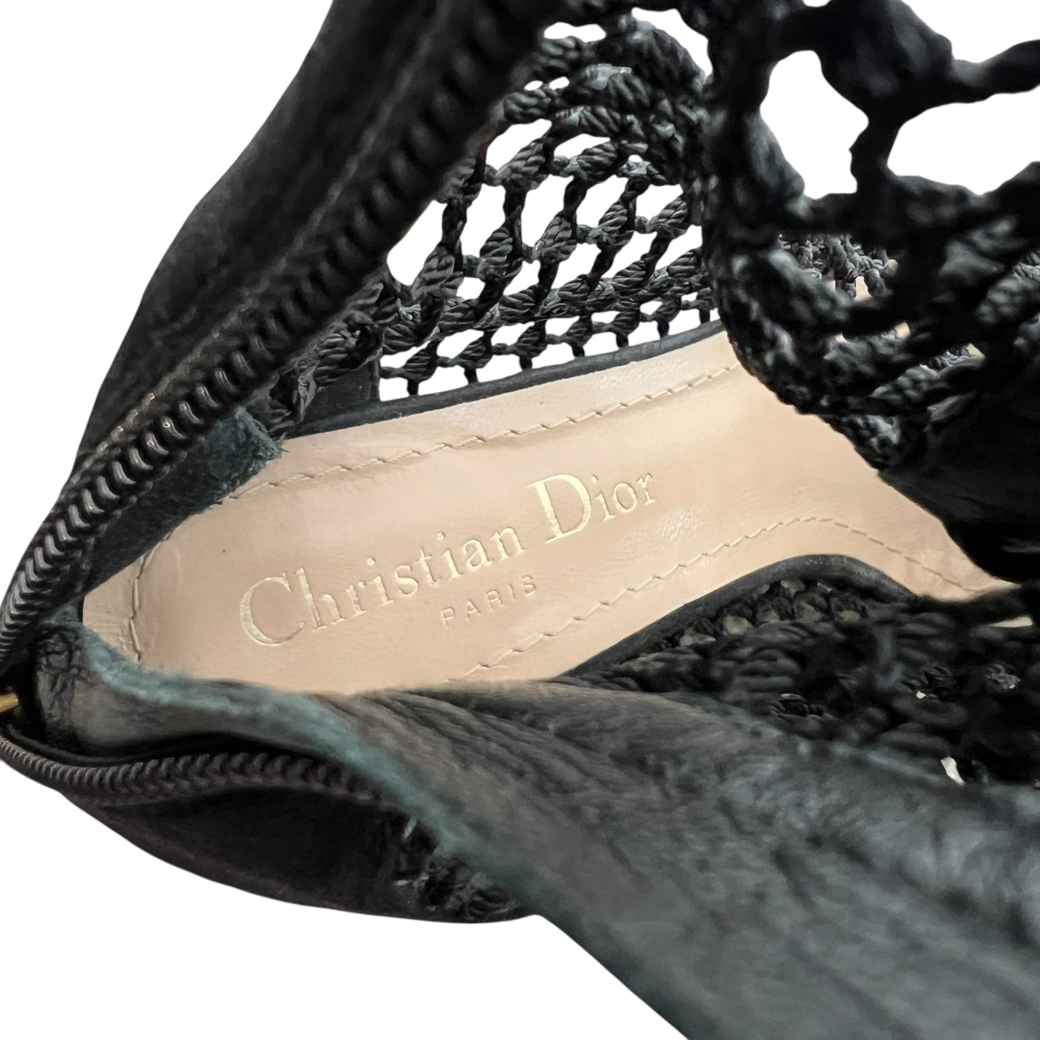 Christian Dior Naughtily-D Suede & Mesh Statement Boots