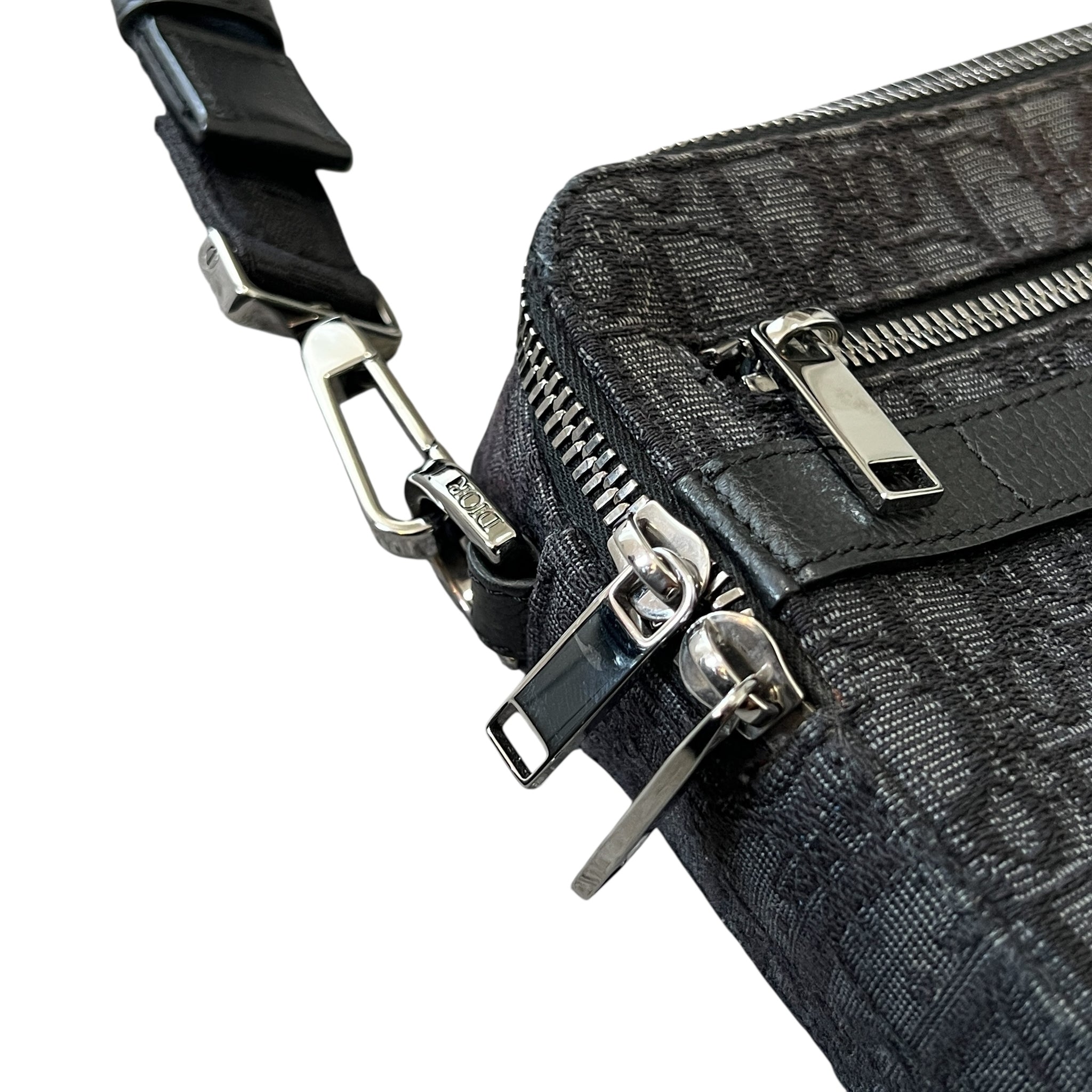 DIOR Oblique Trotter Shoulder Pouch Bag