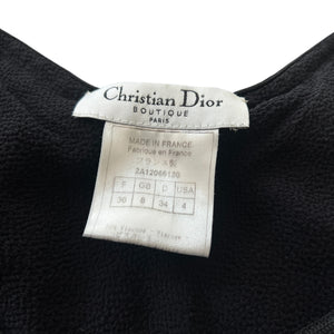 Christian Dior × John Galliano Lace-up Detail Sleeveless Dress