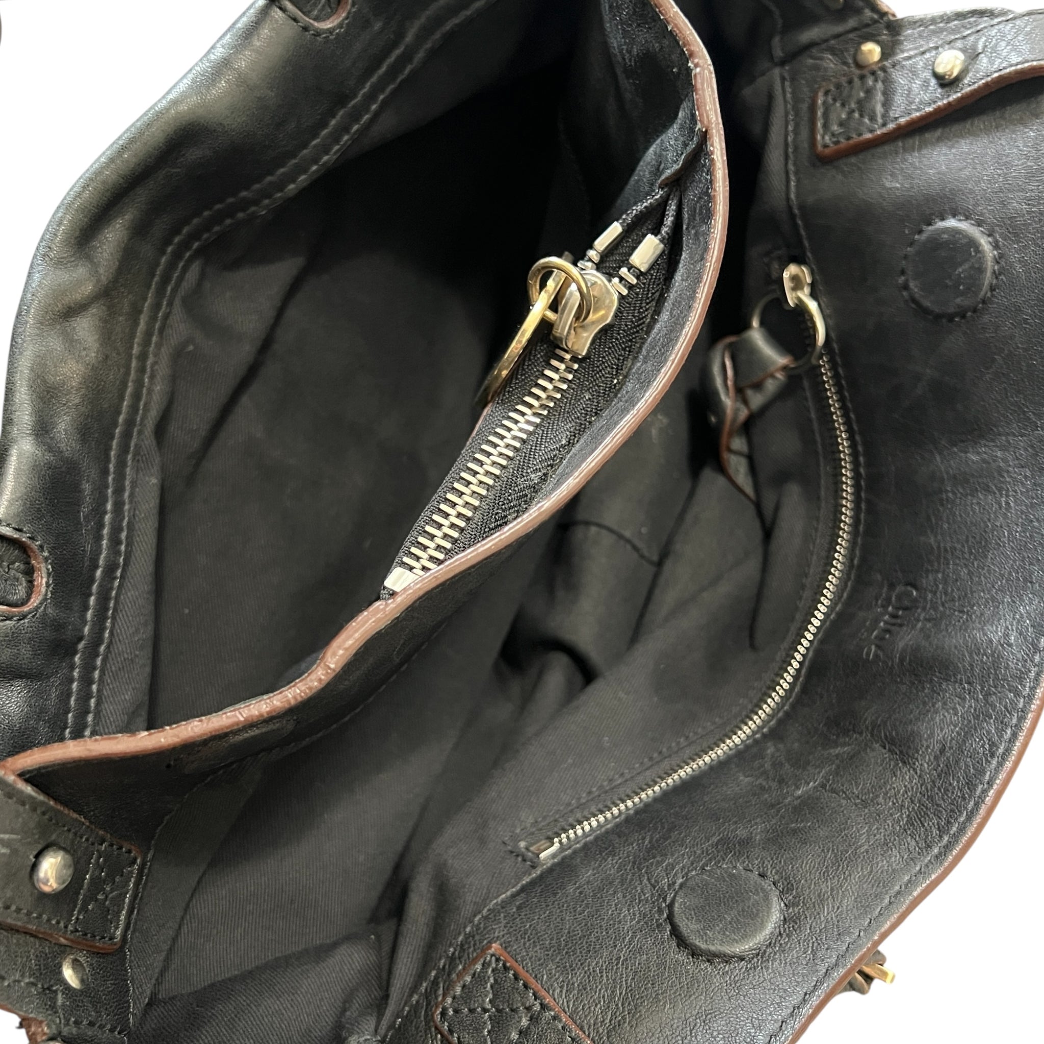 Chloe SASKIA 2Way Hand & Shoulder Leather Bag
