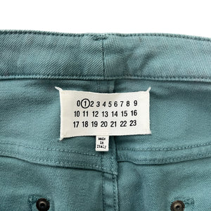 Maison Margiela 2013SS Green Cotton Skinny Pants