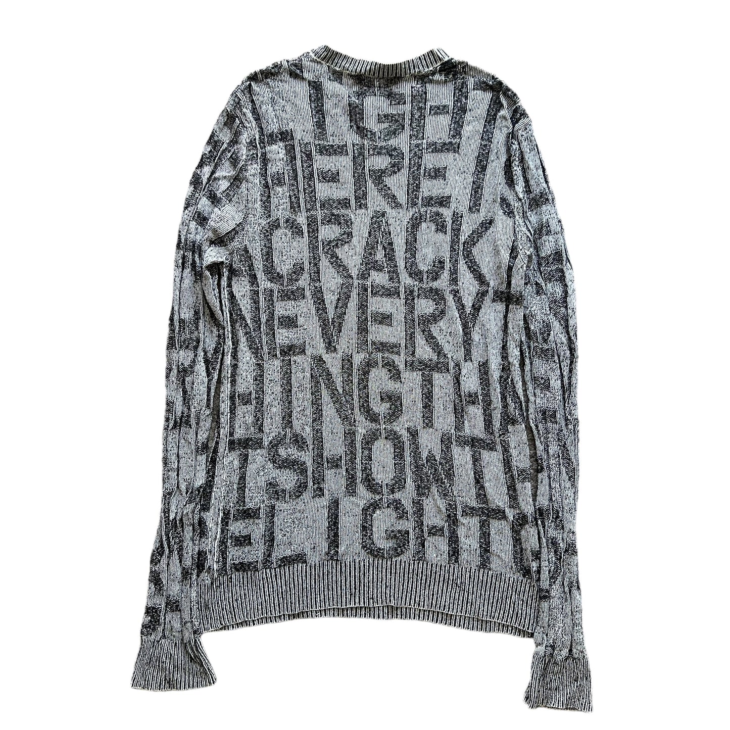 Raf Simons SS2009 Christopher Cotton Wool blend Knit Sweater