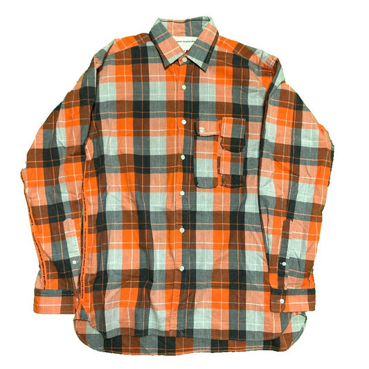 GENERAL RESEARCH 1999S PARASITE 3 POCKET BLOCK CHECK SHIRTS