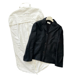 THE ROW Fall 2024 “Brodie” Sheepskin 3-Button Leather Jacket w/ Silk Lining (Made in Italy)