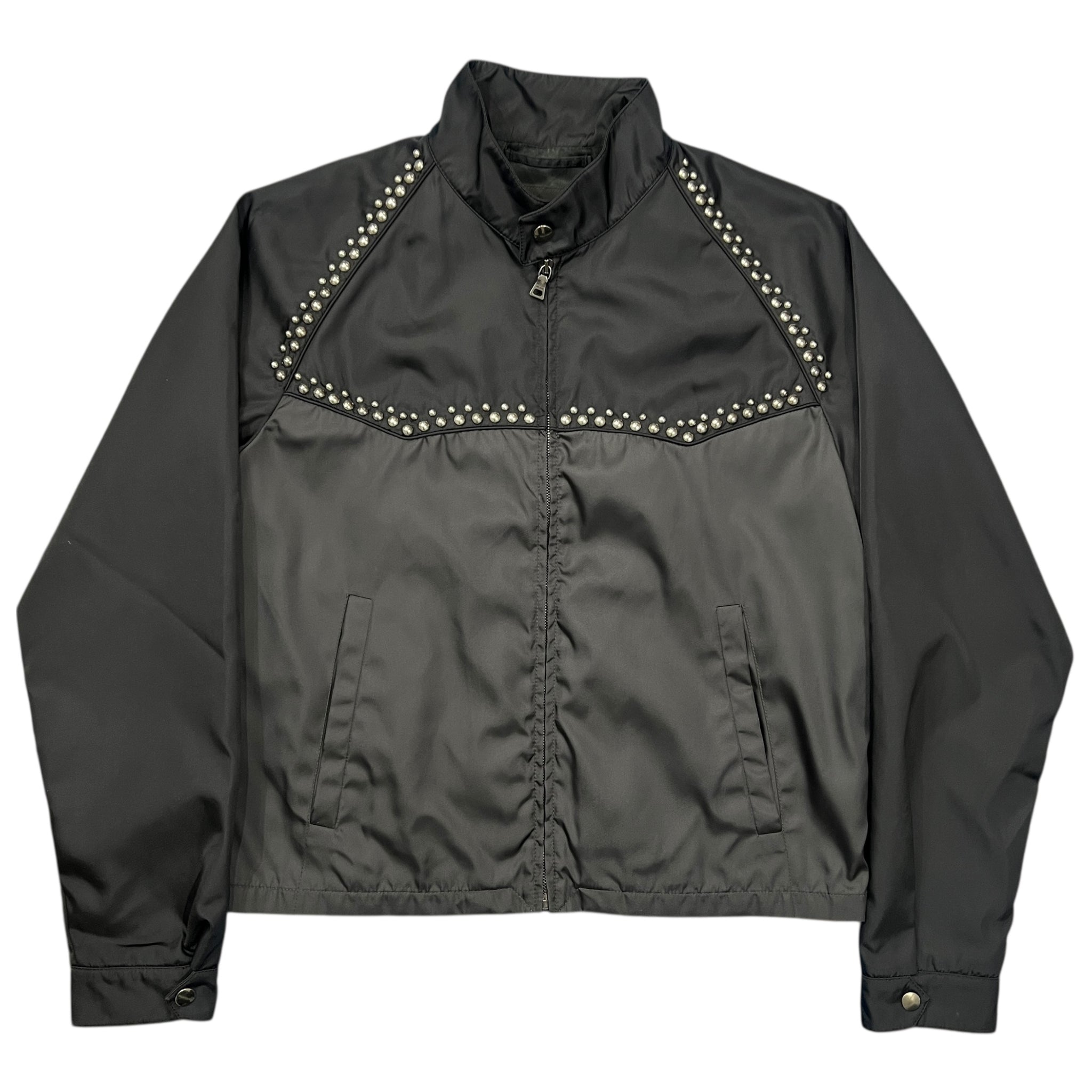PRADA 2012SS Studded Nylon Jacket – SEVENSTARCLOTHING