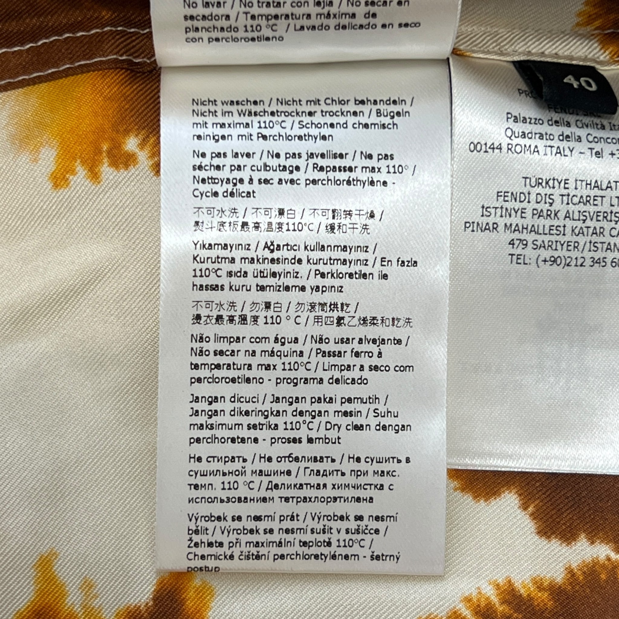 FENDI 2023SS TYEDYE SILK SHIRTS