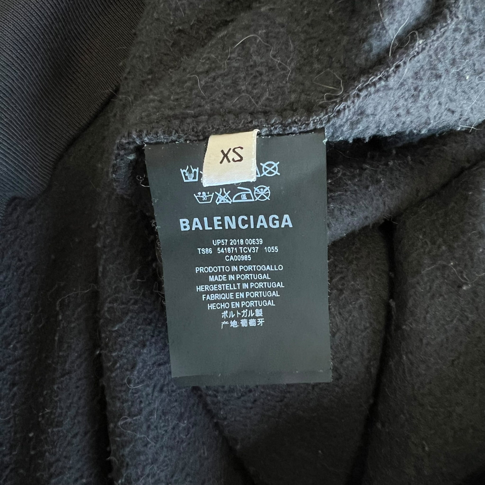 BALENCIAGA 2018AW Speed hunters Pull Over Hoodie