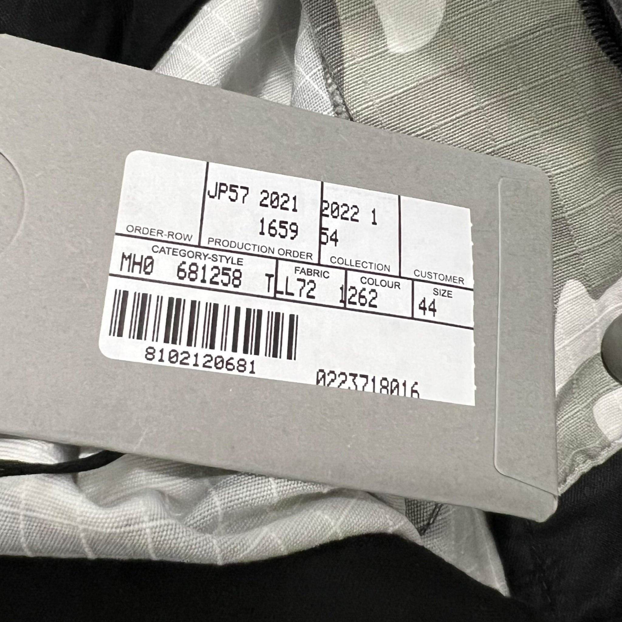 BALENCIAGA Demna Gvasalia 2021 FW Fitted Camo Cargo Pocket Pants