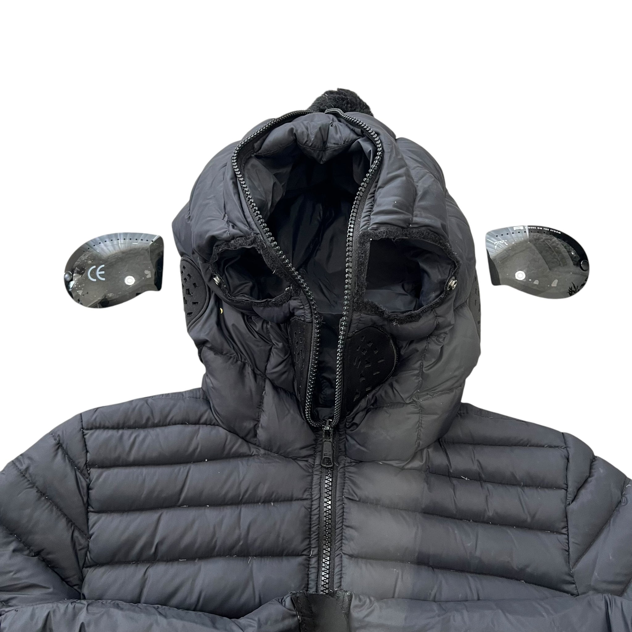 AI RIDER ON THE STORM Padded Goggle Down Jacket