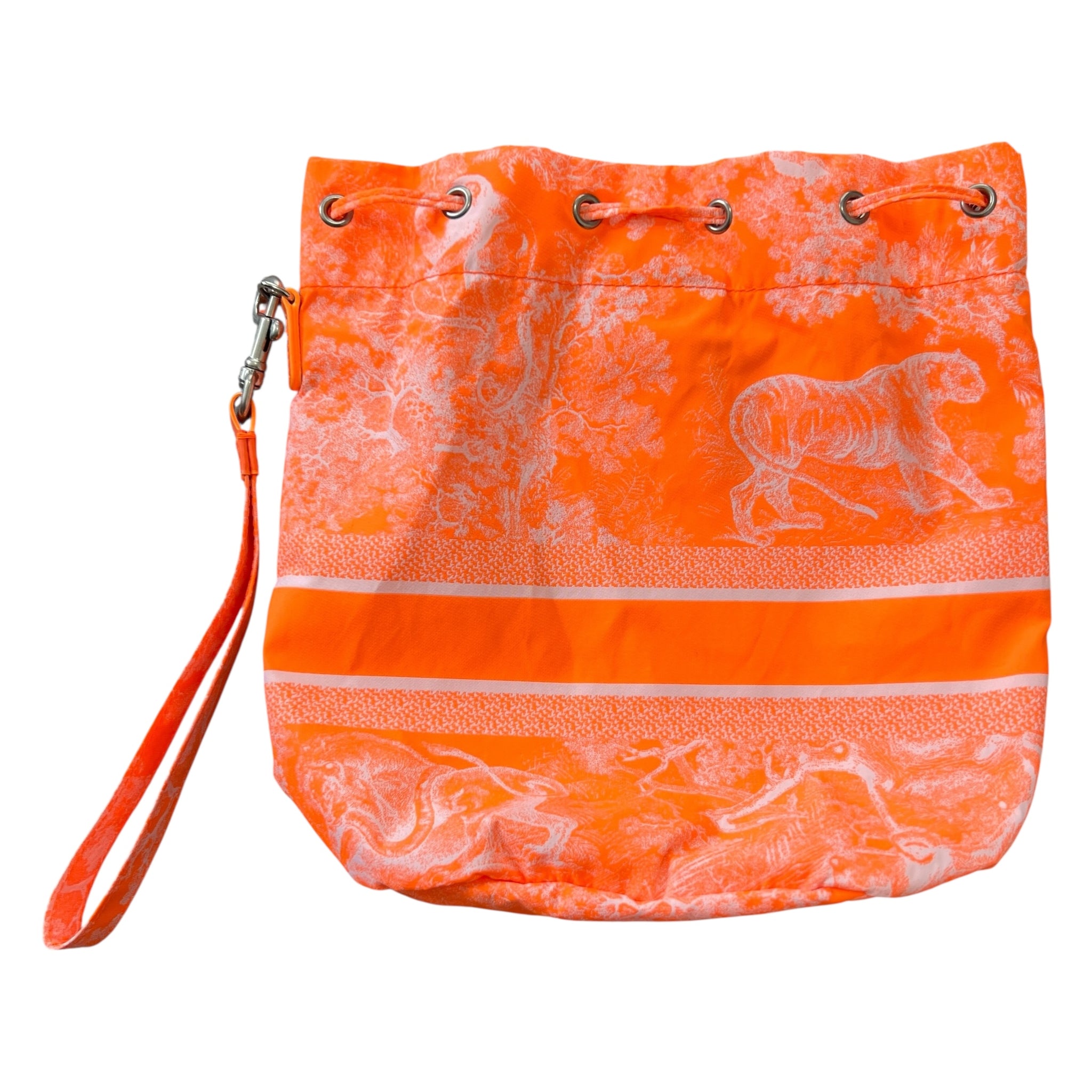 Christian Dior Toile de Jouy Sauvage Drawstring Pouch