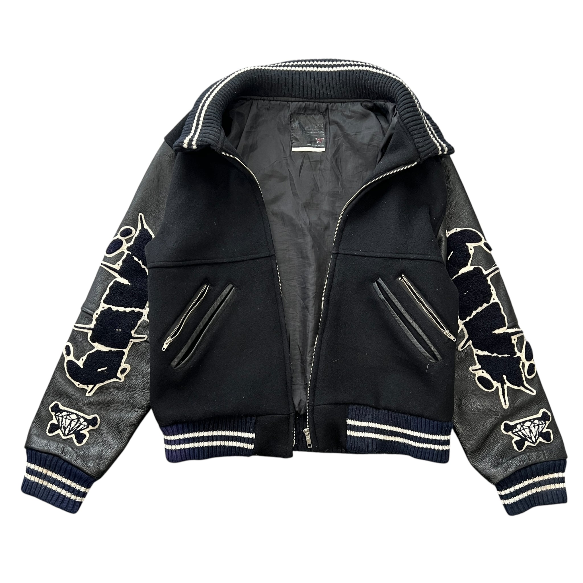 UNDER COVER JUN TAKAHASHI 2001-2002AW DAVF Leather Sleeve Jacket