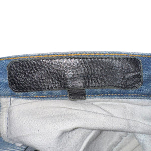 CHOME HEARTS LEVI'S Leather Cross Patch Denim Pants