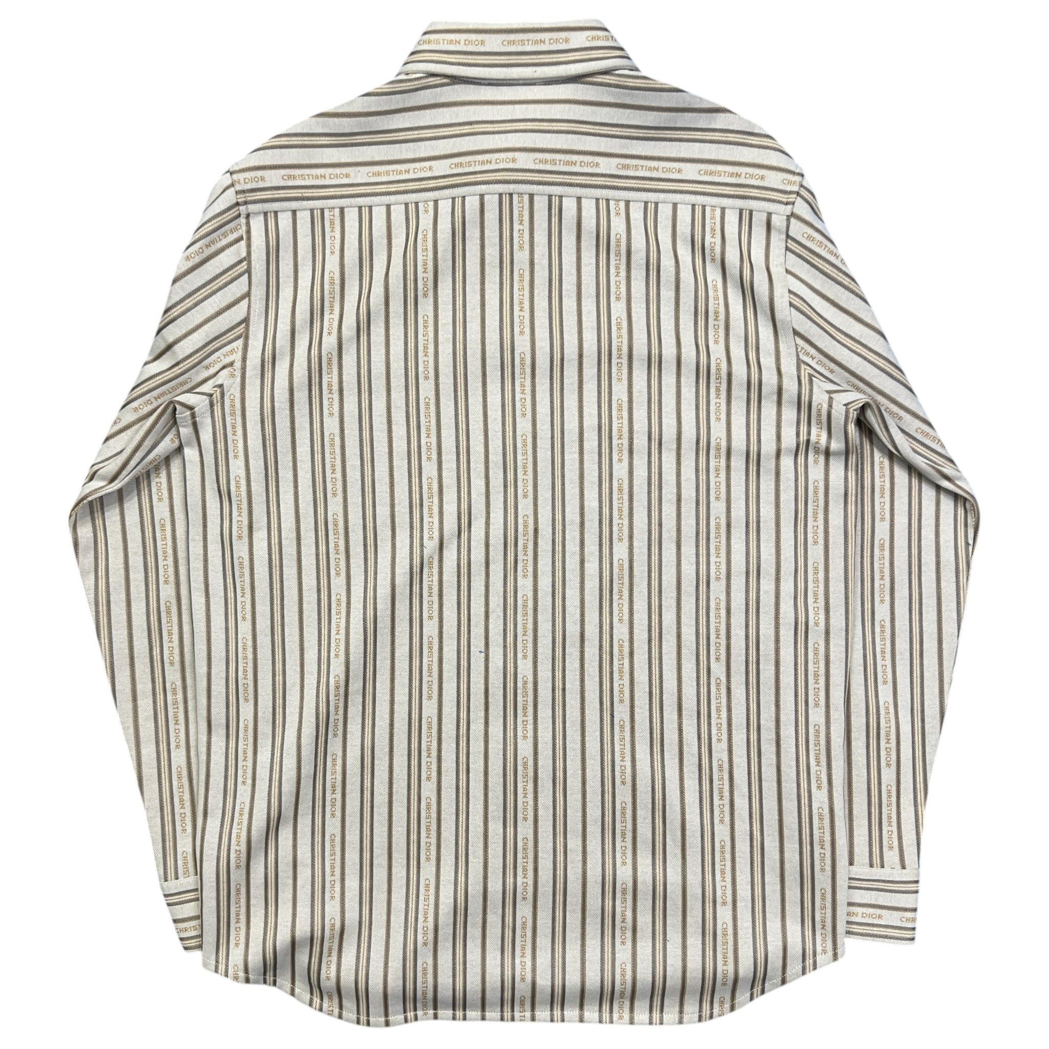 Christian Dior 2021SS Technical Cotton Jersey Striped Shirt