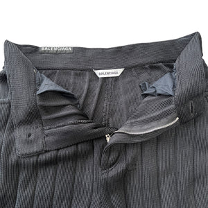 BALENCIAGA 2022SS Silk Ribs Knit Large Baggy Pants