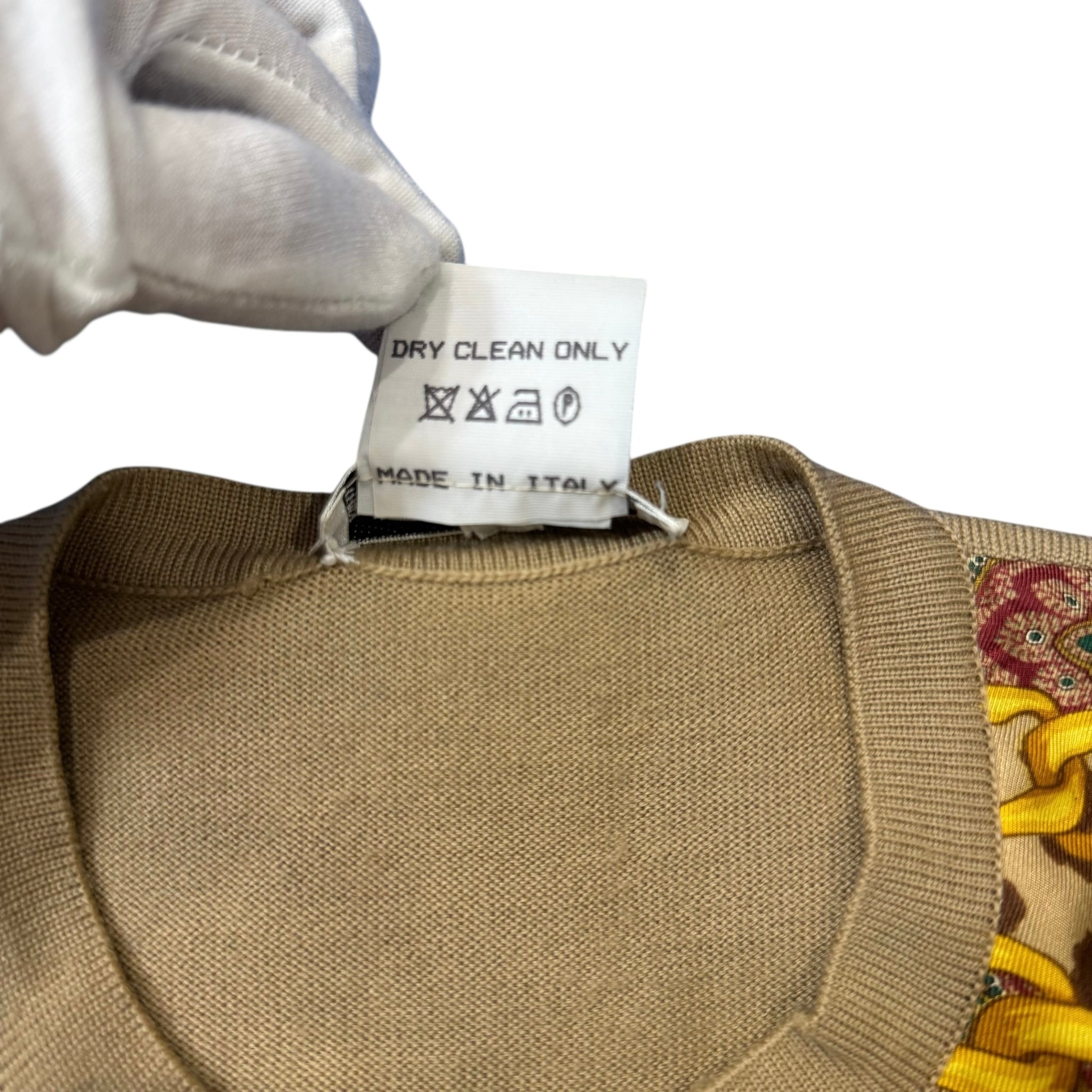 CELINE Silk Scarf Cardigan