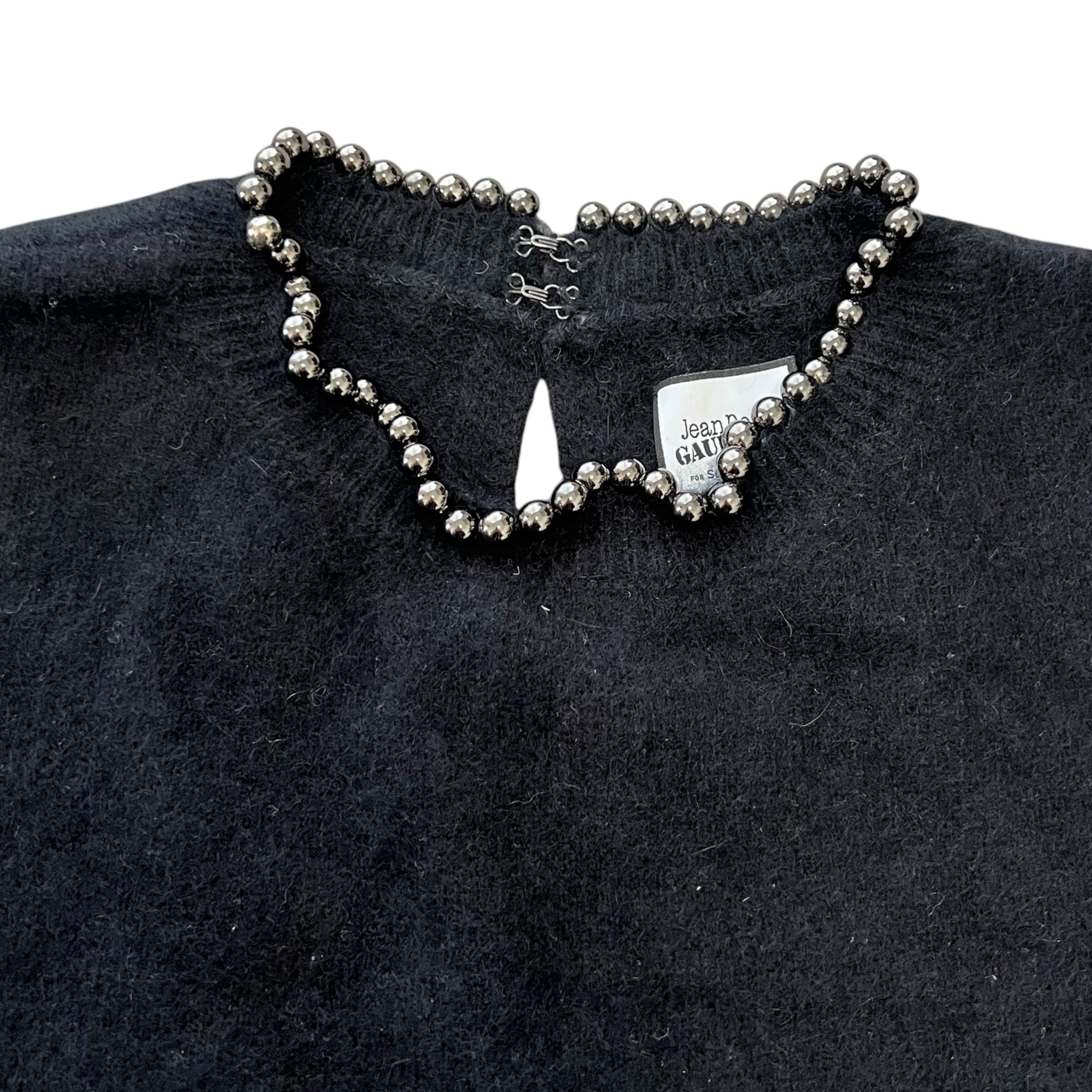 Jean Paul Gaultier Studs Angora S/S Knit