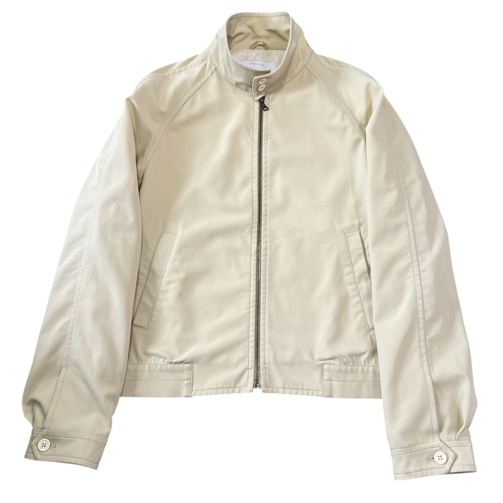 PRADA Archive Harrington Raglan Zip-up Jacket – SEVENSTARCLOTHING