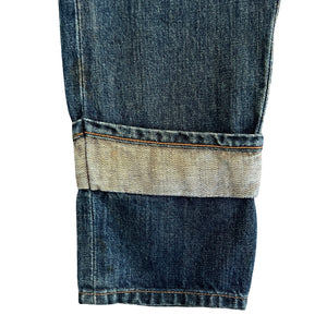 Jean Paul Gaultier 90s Trompe-l'oeil Layered Denim Pants