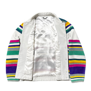 LOUIS VUITTON 2021SS NUBUCK LEATHER INTARSIA ADMIRAL JACKET VIRGIL ABLOH 