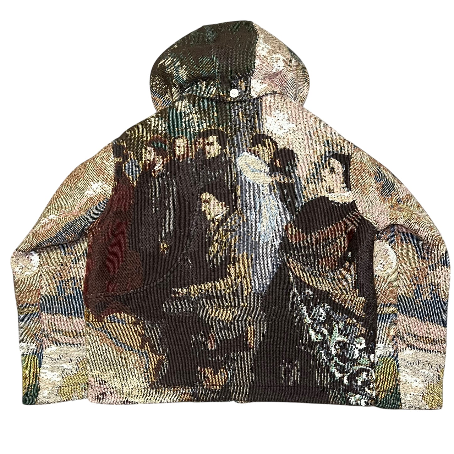 LOUIS VUITTON 2022AW Tapestry Art Military Hoodie Blouson