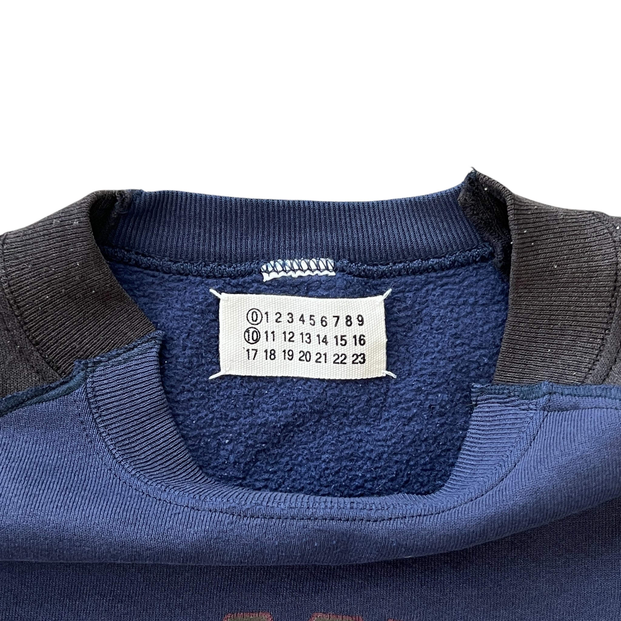 Martin Margiela 2004AW Artisanal 010 Deconstructed Sweatshirt